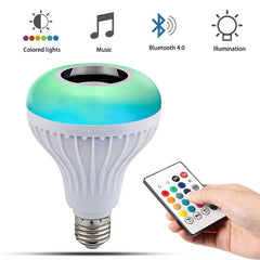 RGB Bluetooth Speaker Smart Bulb