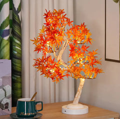 AutumnGlow Maple Leaf Tree Lamp